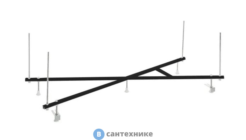 Каркас Aquanika (180*80) A5018070055 (черный)