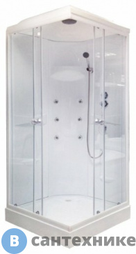 картинка Душевая кабина Royal Bath RB 80HP2-M 800x800x2170 (матовое) (RB80HP2-M)