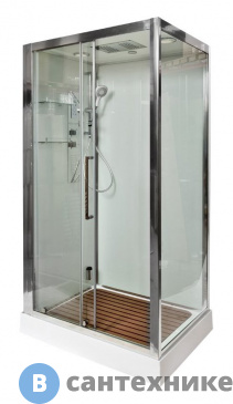 картинка Душевая кабина Deto Z120 KERAVA с паром (120х90х220 см)