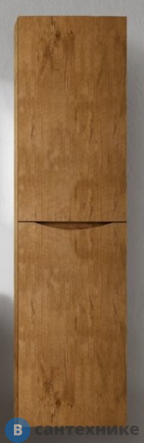 Шкаф BelBagno 40 см FLY-MARINO-1500-2A-SC-RN-P-R подвесной, с двумя распашными дверцами с доводчиками, две полки внутри, правосторонний, Rovere Nature