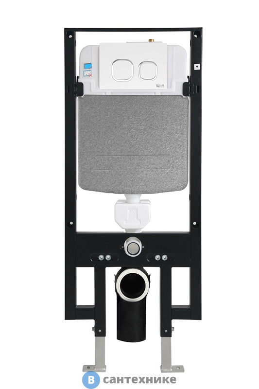 Инсталляция WELTWASSER WW AMBERG 497 для подвесного унитаза без кнопки