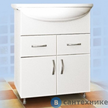 картинка Тумба под раковину MDW ЭЛЕГИЯ-60-4 2 двери 2 ящика (под ум. Элегия-60) /1090/