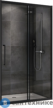 картинка Душевая дверь ABBER Schwarzer Diamant AG30130BH