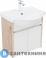 картинка Тумба под раковину Aquanet Сидней 60 дуб кантри/белый (345121)