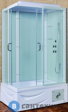 картинка Душевая кабина LanMeng LM-874T R белая