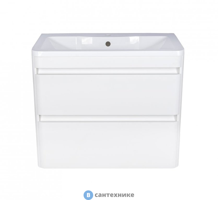Тумба под раковину Style line Атлантика 60, Люкс антискрейч, подвесная PLUS (2000949232980)