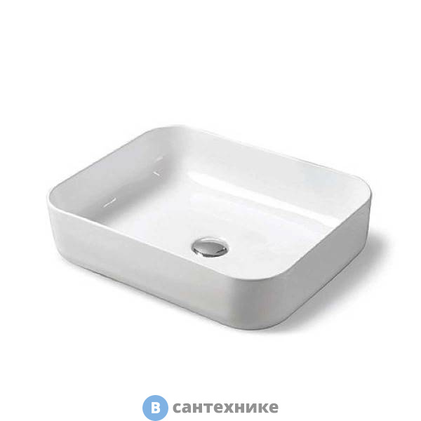Раковина Vincea VBS-105, 500*410*130, накладная, белый