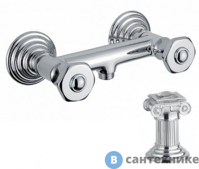 картинка Смеситель Cezares APHRODITE-DS-01-Sw для душа, хром, ручки Swarovski