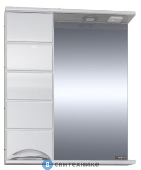 Зеркало СанТа Родос-600 свет, лев (106015)