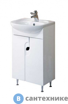 картинка Тумба под умывальник Акватон ПАНДА 50 (1A053701PD010)