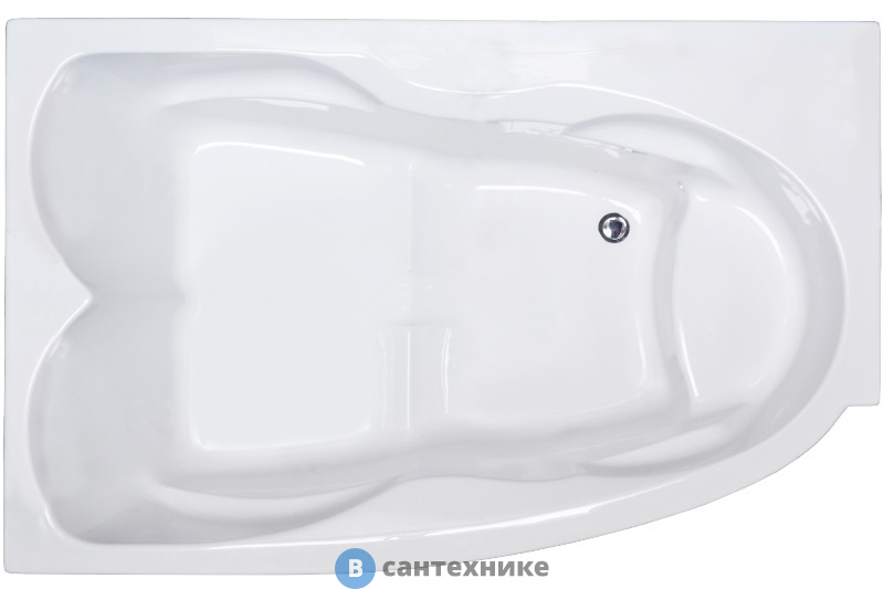 Акриловая ванна Royal Bath SHAKESPEARE RB 652100 L с каркасом (170х110х67) (RB652100K-L)