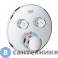 картинка Термостат Grohe 29119000 GRT SmCtrl THM ван/душ, кр.роз, 2 кн., без внутренней части