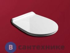 Сиденье SIMAS Vignoni для унитаза VI18/VI21/VI01, с микролифтом, белый/хром (VI004bi/cr)