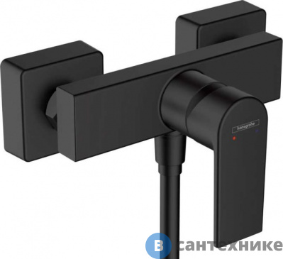 картинка Смеситель Hansgrohe 71650670 Vernis Sh для душа, чёрный матовый