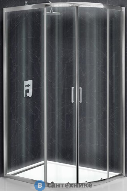 Душевой уголок BelBagno UNO-195-RH-2-120/90-C-Cr 1200x900x1950, без поддона