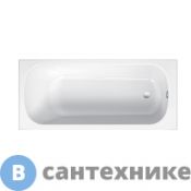 Ванна Bette Form 2020 с шумоизоляцией 180х80, с BetteGlasur ® Plus, белая (2950-000 AD, PLUS), без ножек и сифона