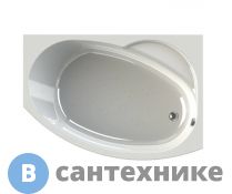 Акриловая ванна Vannesa Монти 150х105 каркас, правая (2-01-0-2-1-213), без сифона