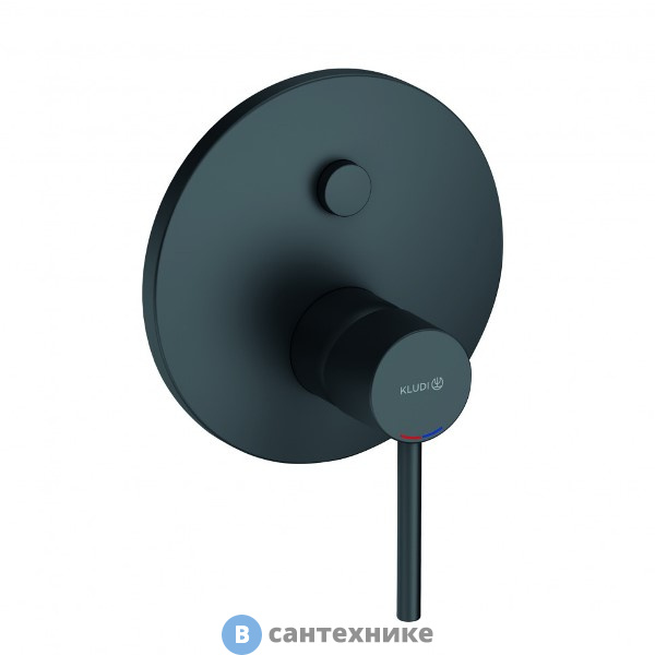 Смеситель Kludi BOZZ 386593976 для душа, чёрный матовый, без внутренней части