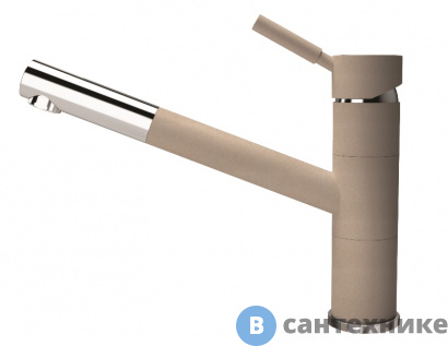 картинка Смеситель FLORENTINA ФИТА FL песочный для кухни (313.18L.1223.107)