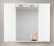Шкаф зеркальный BelBagno 100 см MARINO-SPC-1000/750-2A-BL-P подвесной с двумя распашными дверцами с доводчиками, с подсветкой, Bianco Lucido