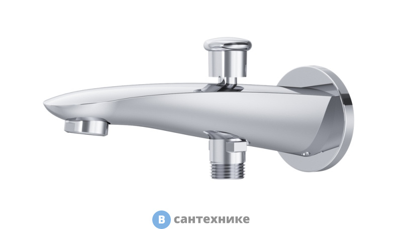 Излив AM.PM Like F8070100 на ванну с переключателем на душ