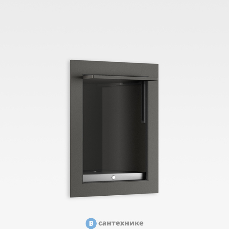 Встраиваемый шкафчик Armani Roca Island 20x16.7xh25 для выдвижного душа (Арт. 75A6776..0) или гидроершика (Арт. 75B9076..2), nero (7.8164.8.303.9)