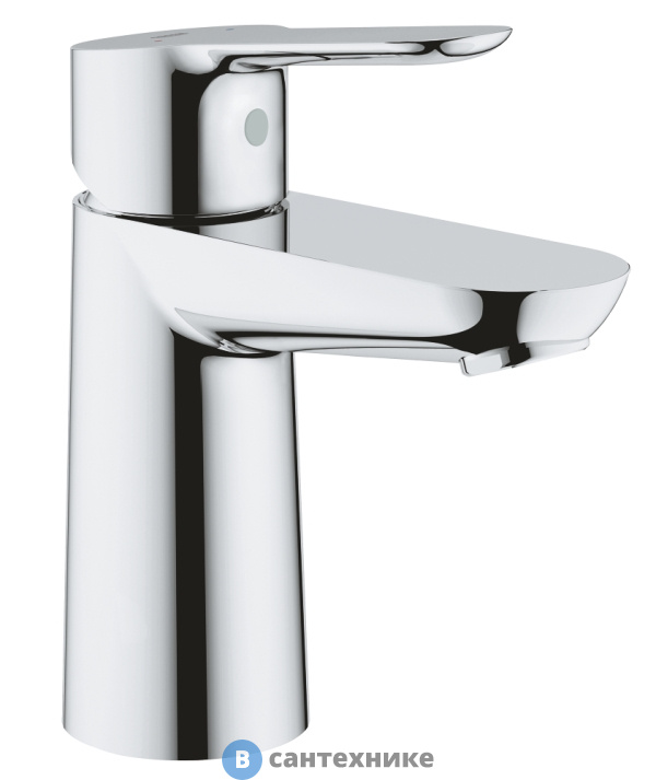Смеситель Grohe BauEdge 23330000 для раковины, гладкий корпус