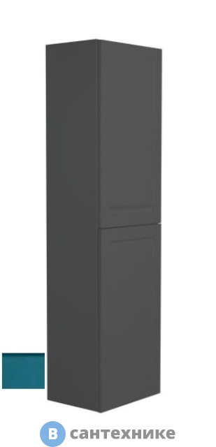 Шкаф Art & MAX PLATINO AM-Platino-1500-2A-SO-TM подвесной с двумя распашными дверцами, бирюзовый матовый , 400x300x1500