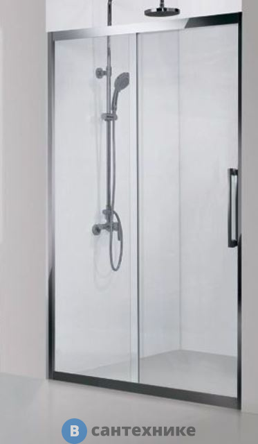 Душевая дверь Aquanet Delta NPE6121 130, прозрачное стекло (273612)