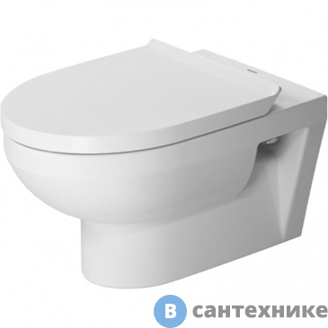 картинка Унитаз подвесной Duravit Durastyle 45620900A1 безободковый, с сиденьем