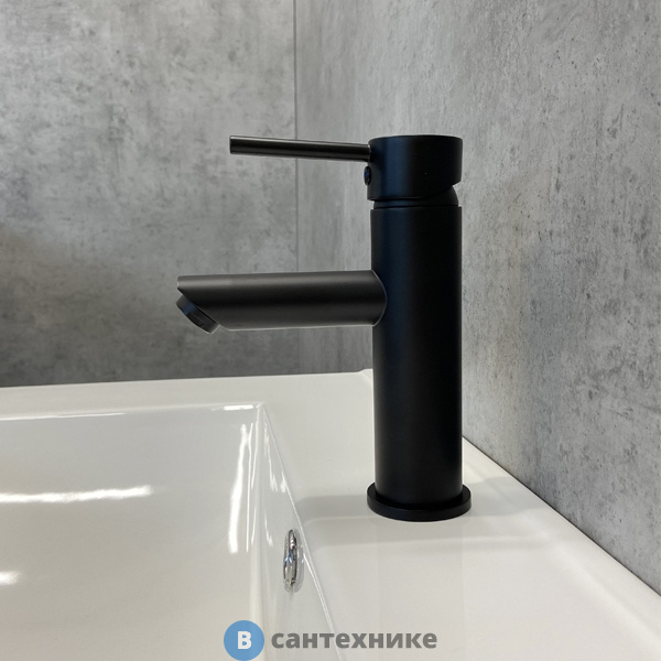 Смеситель Comforty FC018A-CMT для раковины, чёрный матовый,