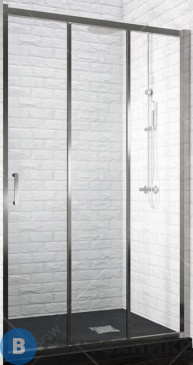 картинка Душевая дверь RGW PA-13 130*195 хром/прозрачное/5 мм (06081313-11)