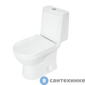 картинка Унитаз-компакт SANITA LUXE Next SLD белый н/п под кн/арм (+2-ур.арм GEBERIT, дюр сид. мет креп)