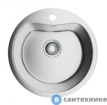 картинка Кухонная мойка OMOIKIRI Saroma 51-IN нержавеющая сталь (4993007)