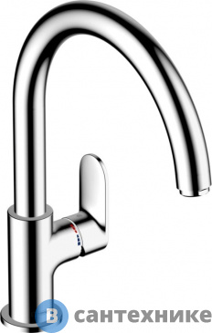 картинка Смеситель Hansgrohe 71870000 Vernis Bl M35 для кухни