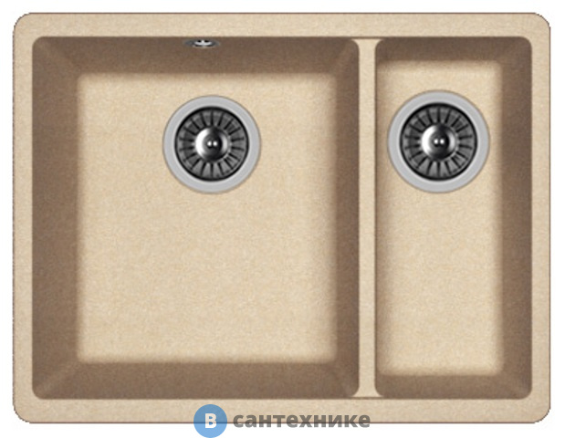 Кухонная мойка FLORENTINA Вега 335/160, песочный FG (22.325.D0510.107)