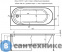 картинка Акриловая ванна Aquanet Light 160x70 (с каркасом) /243871/, без сифона