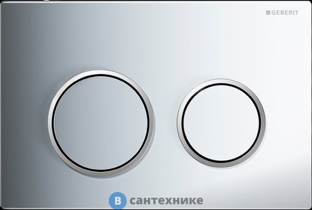 Клавиша смыва Geberit Клавиша смыва 115.085.KH.1 смывная клавиша   (хром гл/мат/гл)