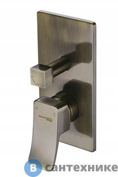 картинка Смеситель WasserKRAFT Exter 1641 для ванны и душа