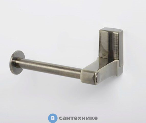 Держатель туалетной бумаги WasserKRAFT Exter K-5296 металл, покрытие "светлая бронза"