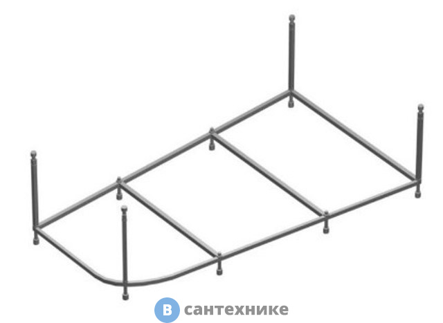 Каркас AM.PM W72A-160-100W-R2 для ванны spirit 160х100