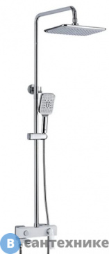 картинка Душевая стойка ROSE R2736F белый/хром