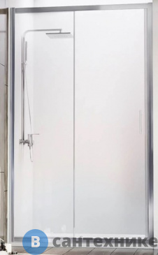 картинка Душевая дверь Veconi VN-72 VN72-110-01-C4 стекло прозрачное/6 мм