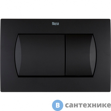 картинка Клавиша смыва Roca 8901160B6 Active 62B, чёрный матовый