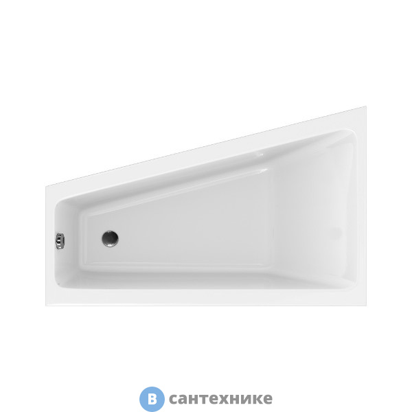 Ванна акриловая Cersanit CREA 160x100 левая (P-WA-CREA*160-LNL)