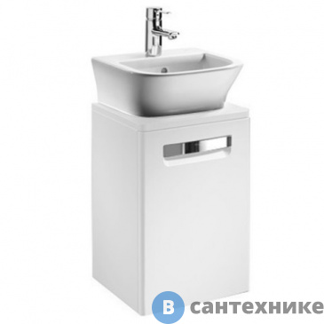 картинка Тумба под раковину Roca GAP ZRU9302880 белый глянцевый (45х39х53)