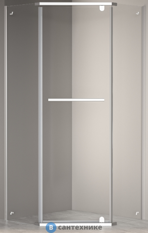 Душевой уголок RGW PA-82 хром/Прозрачное/6 мм 100*100*195 (41088200-11), без поддона