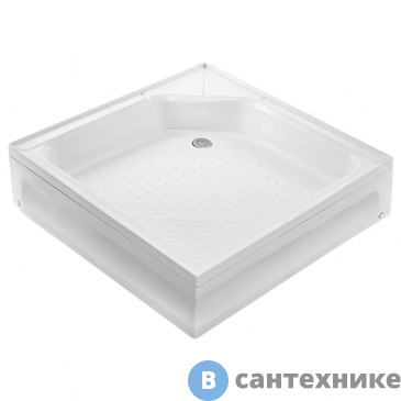 картинка Душевой поддон WEMOR 90/24 S квадратный 900*900*240 мм (10000000298)