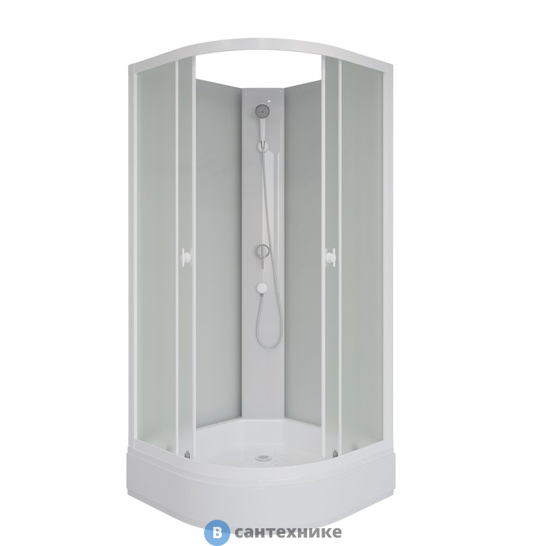 Душевая кабина Niagara Promo P100/26/MT/BK (1000х1000х1950)