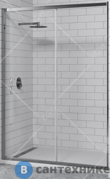 картинка Душевая дверь RGW PA-016 140*185 хром/прозрачное/6 мм (350801614-11)